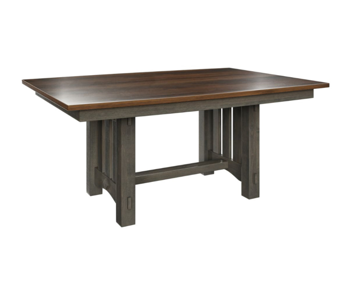 ACCENT MISSION TABLE - SOLID TOP - 42” x 60”