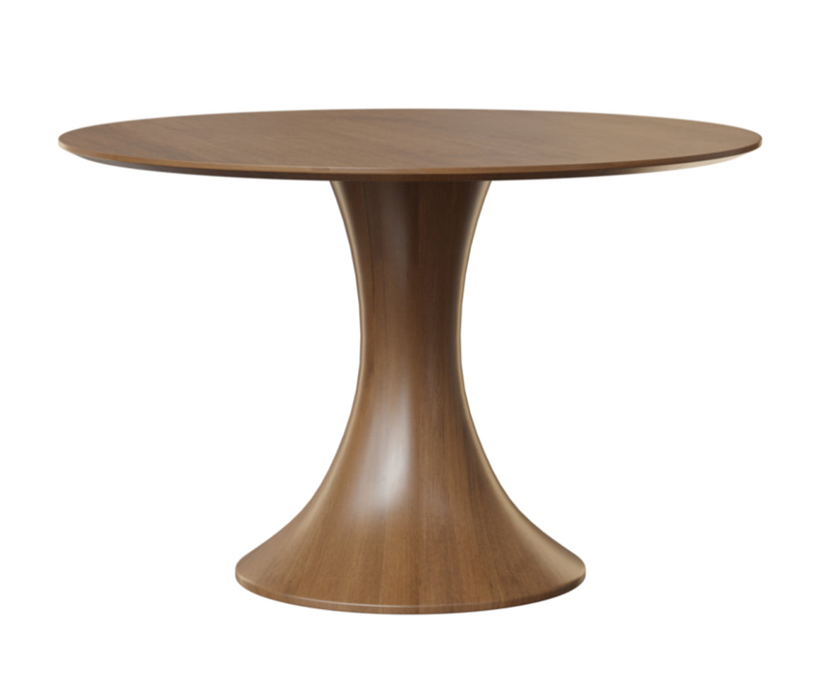 ONEIDA TABLE - SINGLE PEDESTAL - ROUND SOLID TOP - 42”