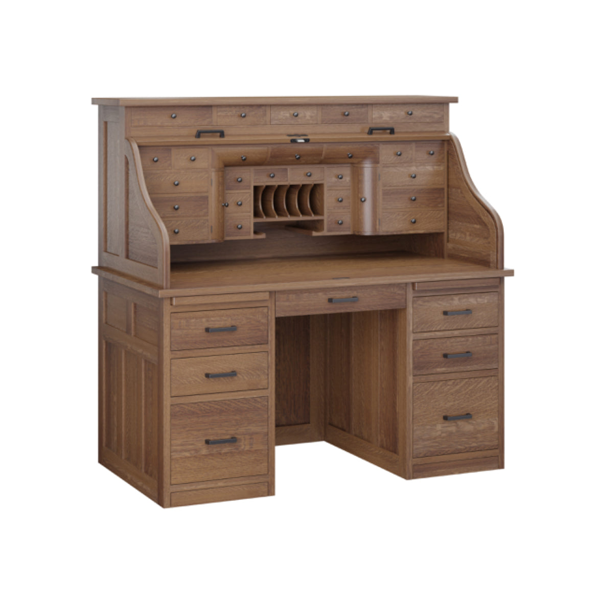 DELUXE ROLL TOP DESK - 56”