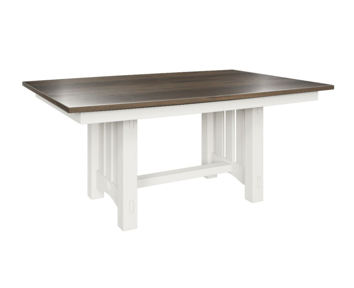 ACCENT MISSION TABLE - SOLID TOP - 42” x 60”