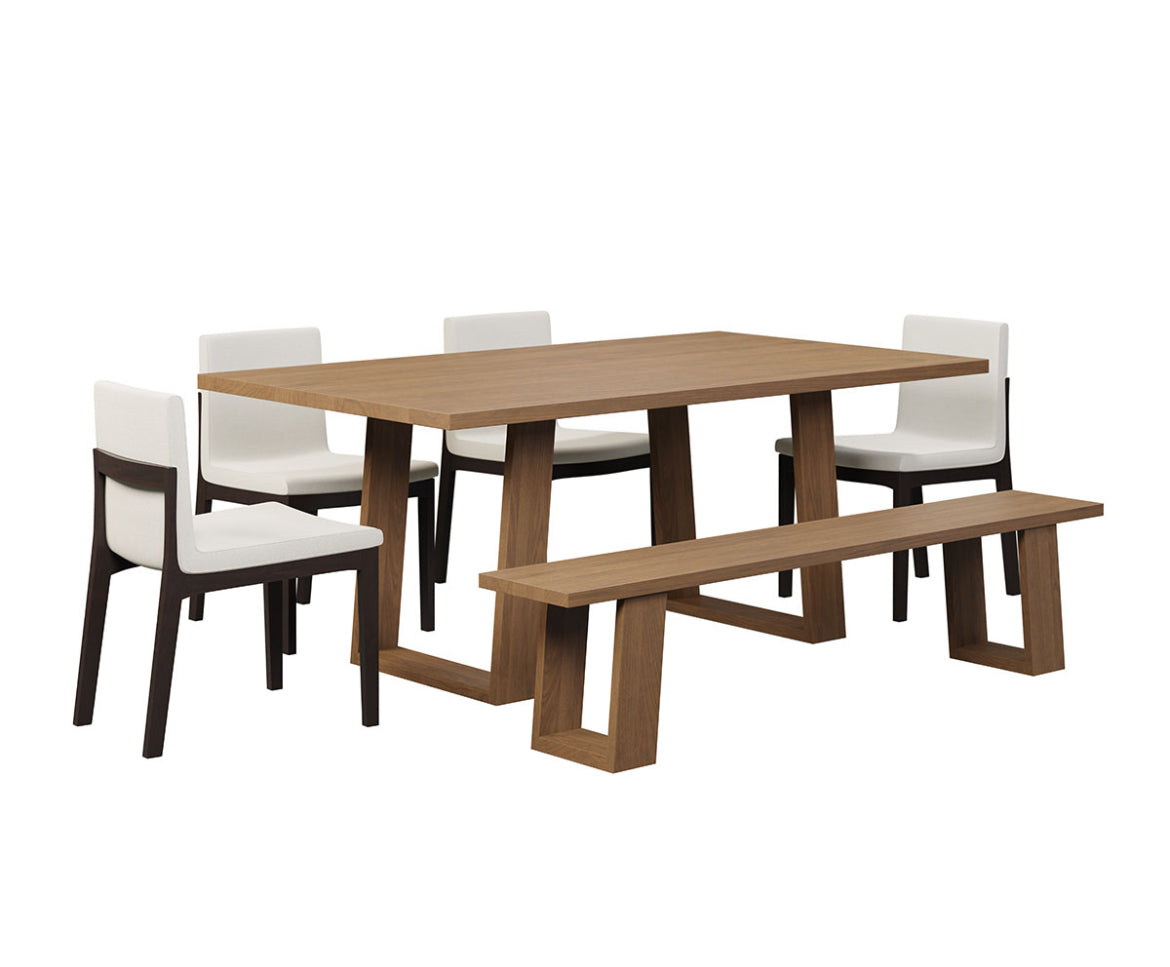 CORDELE TABLE - SOLID TOP - 42” x 60”