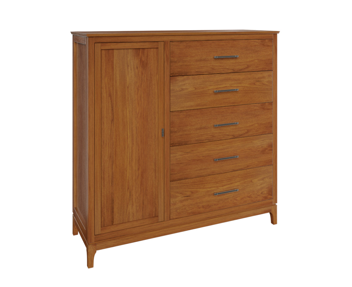 BOULDER CREEK GENTLEMEN’S CHEST - (5) DRAWER + (1) DOOR