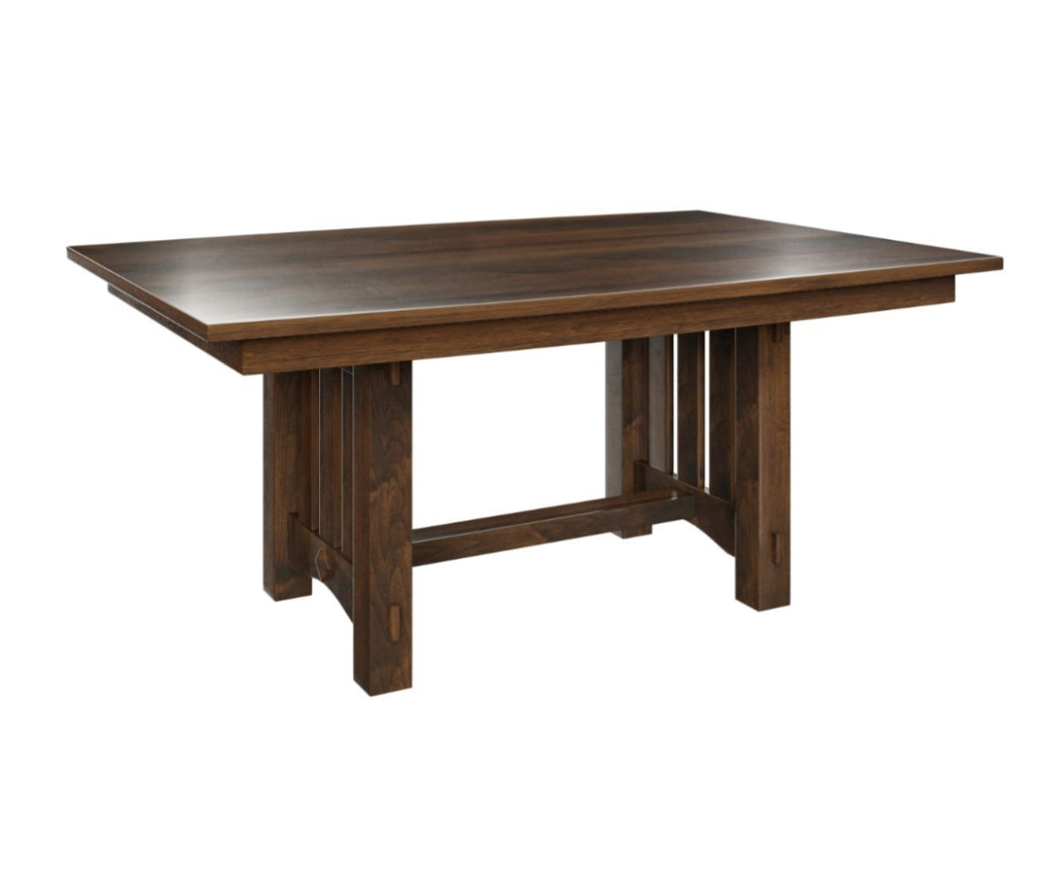 ACCENT MISSION TABLE - SOLID TOP - 42” x 60”