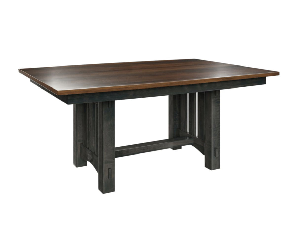 ACCENT MISSION TABLE - SOLID TOP - 42” x 60”