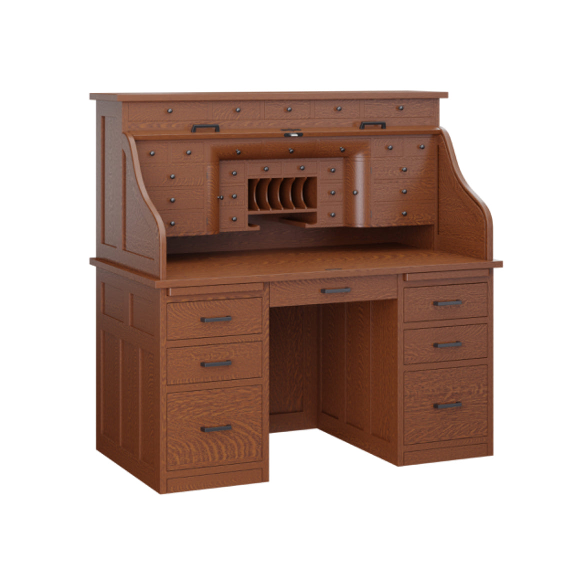 DELUXE ROLL TOP DESK - 56”