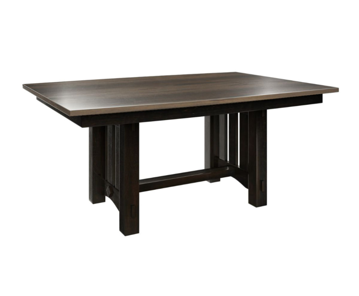 ACCENT MISSION TABLE - SOLID TOP - 42” x 60”