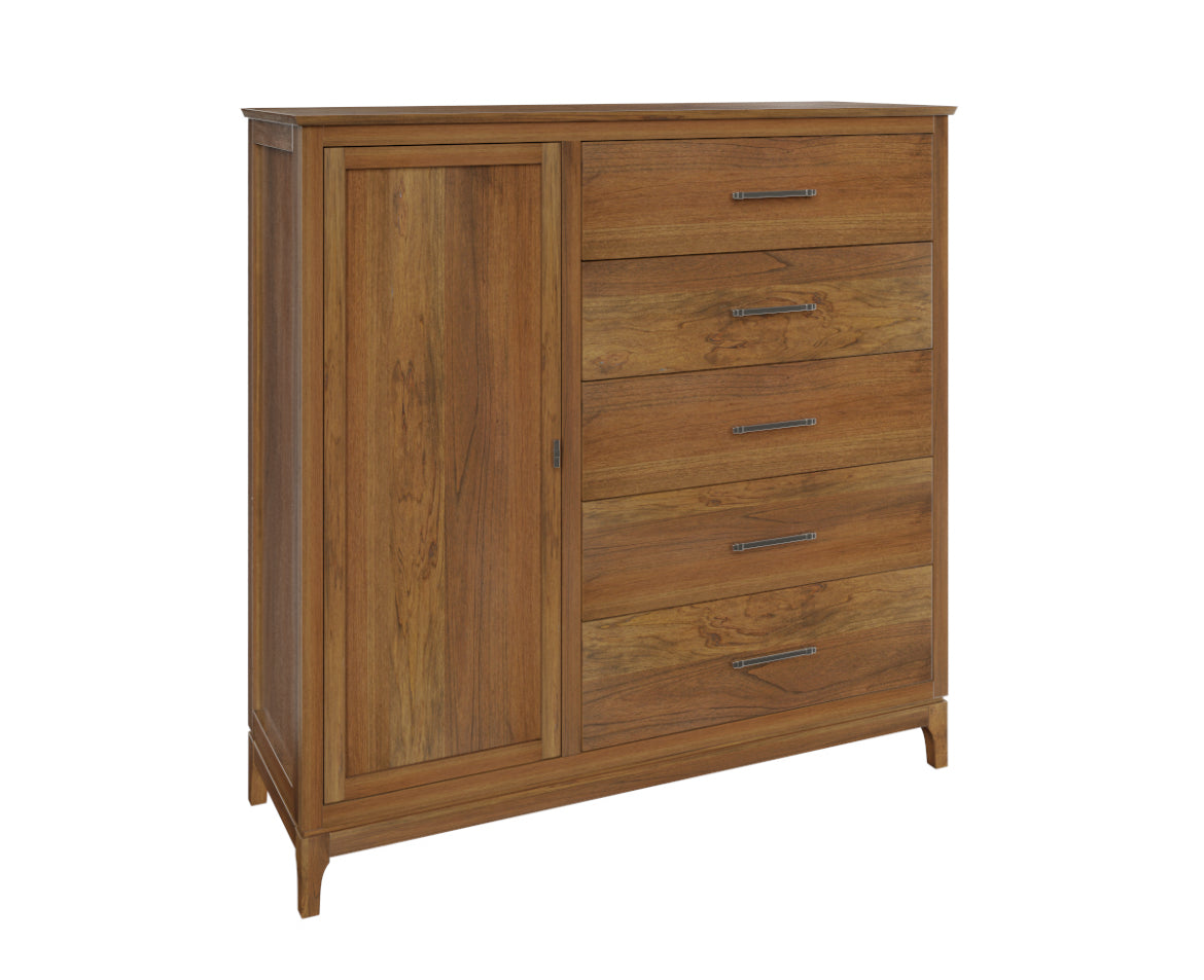 BOULDER CREEK GENTLEMEN’S CHEST - (5) DRAWER + (1) DOOR