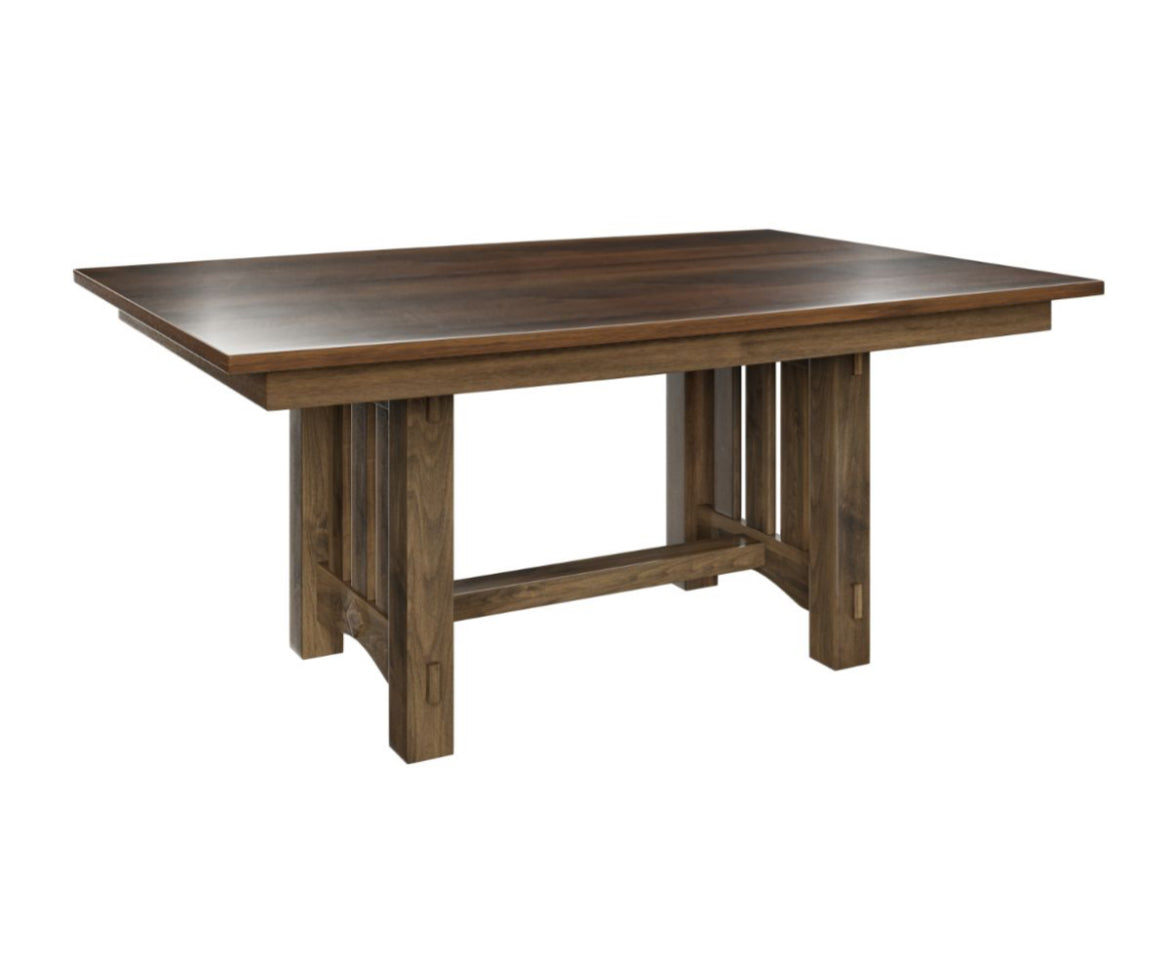 ACCENT MISSION TABLE - SOLID TOP - 42” x 60”