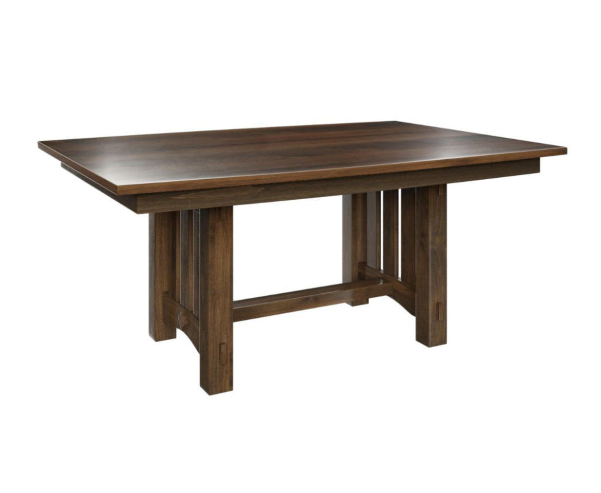 ACCENT MISSION TABLE - SOLID TOP - 42” x 60”